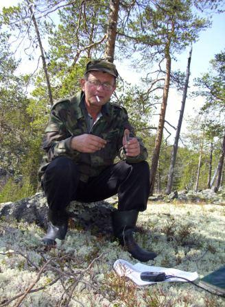 Участковый лесничий Ковдорского лесничества Габуния Михаил Хуттович много лет успешно побеждает лесные пожары 