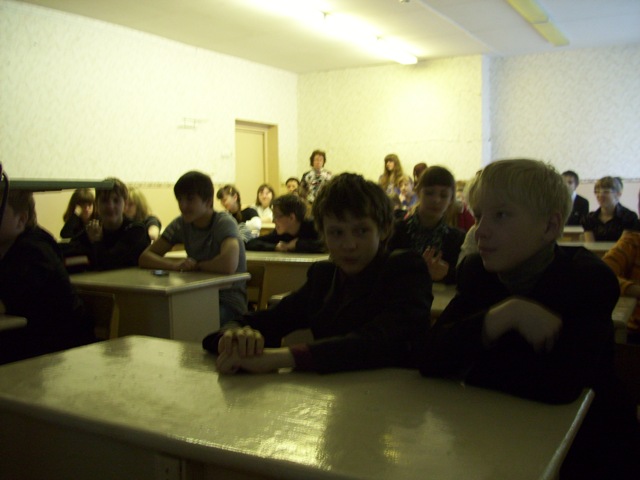 ребята из школы №3 города Ковдора